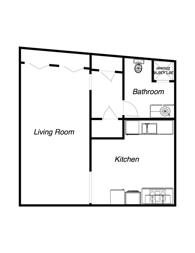 Floorplan - Benson Apartments