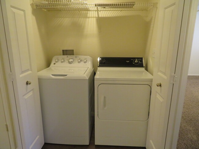 Laundry Room Closet in Hallway - 378 Colleen Ct