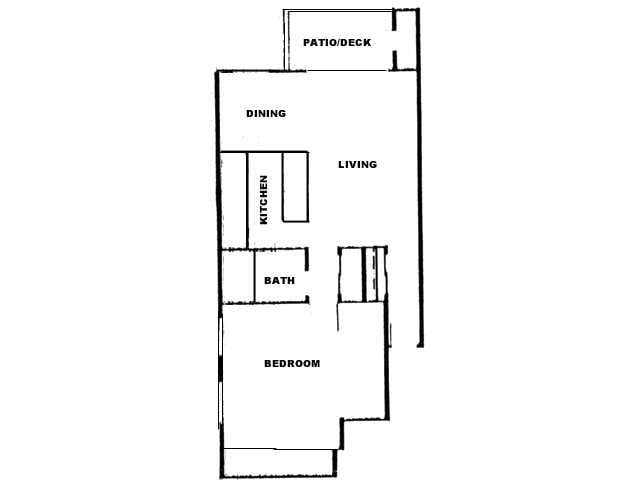 1BR/1BA - La Vista Apartments