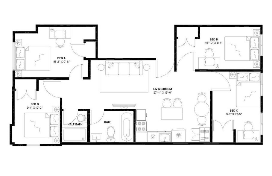 Building Photo - Room in Shared 4 bed/2 bath home