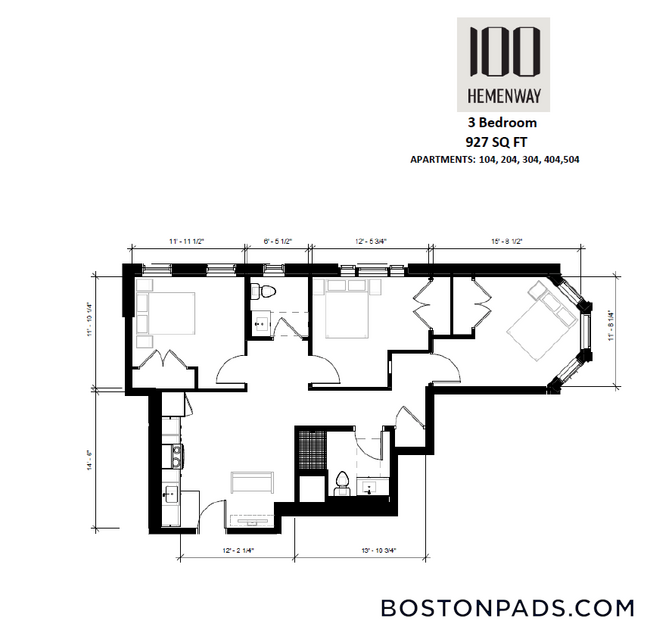 Primary Photo - 100 Hemenway St