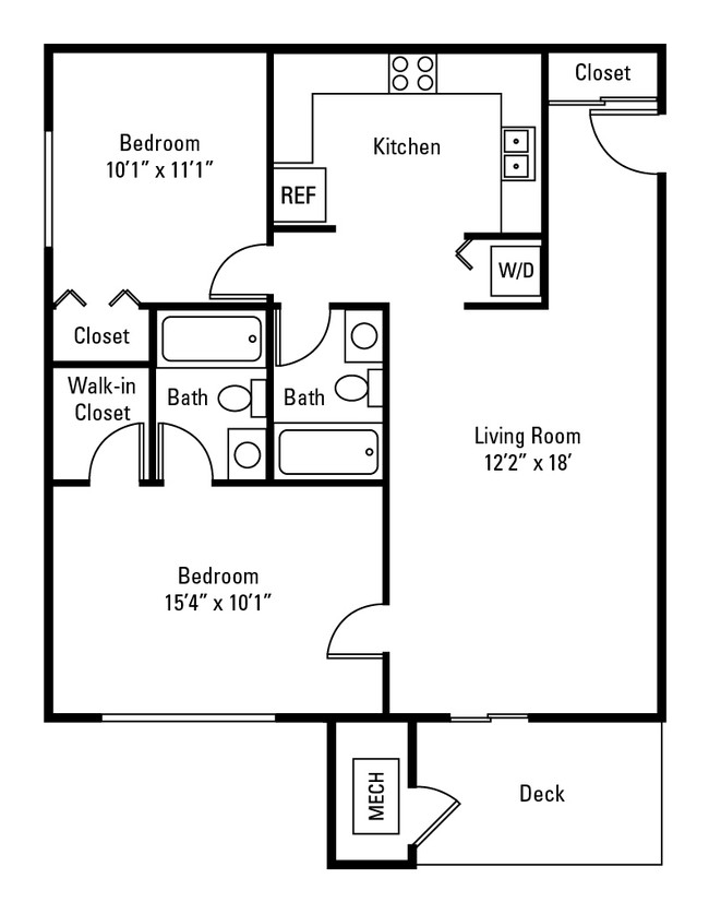 Floorplan - Village of Westover Apartment Homes