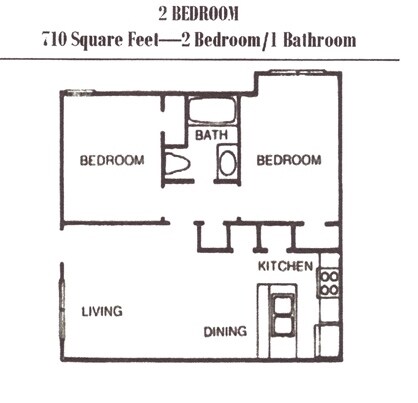 2BR/1BA - Pecan Square