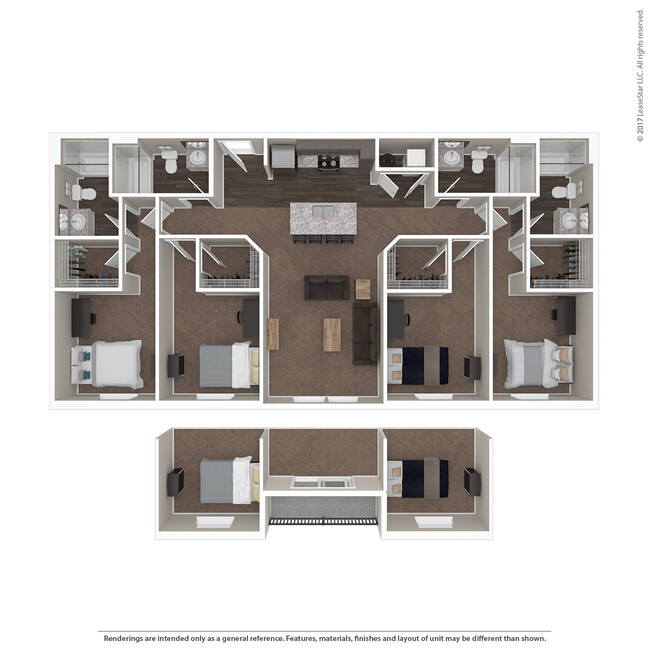 Four Bedroom 4.1 or 4.1B - Statehouse Varsity