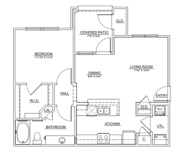 A2 1 Bed 1 Bath - Twin Creeks at Alamo Ranch