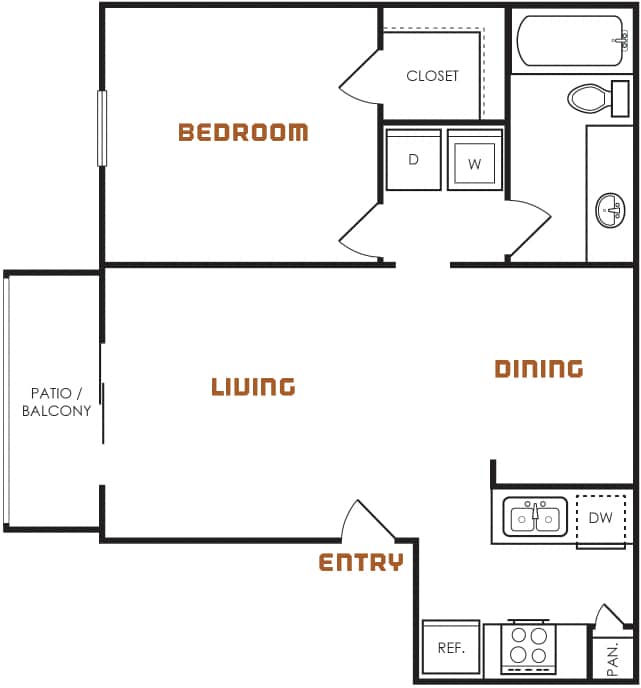 Floorplan - Emmitt Luxury Apartments