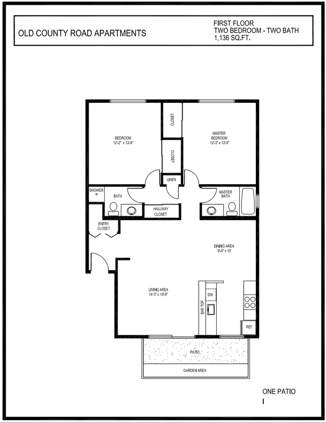 Floorplan - Old County Road Apartments