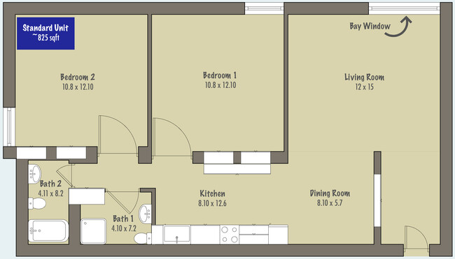 Standard & Renovated Units - Village Green Apartments