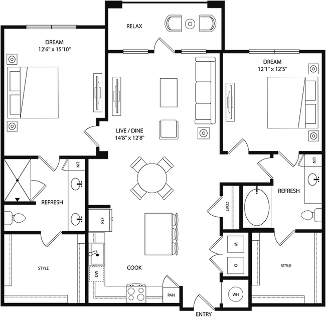 Floorplan - Tessa at Katy