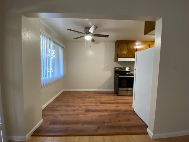 kitchen with ceiling fan - 2144 Lincoln Ave