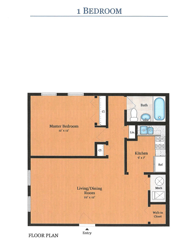 Floorplan - Vermilion Garden Apartments