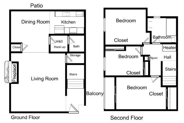 3BR/2BA - The Preston at Hillsdale