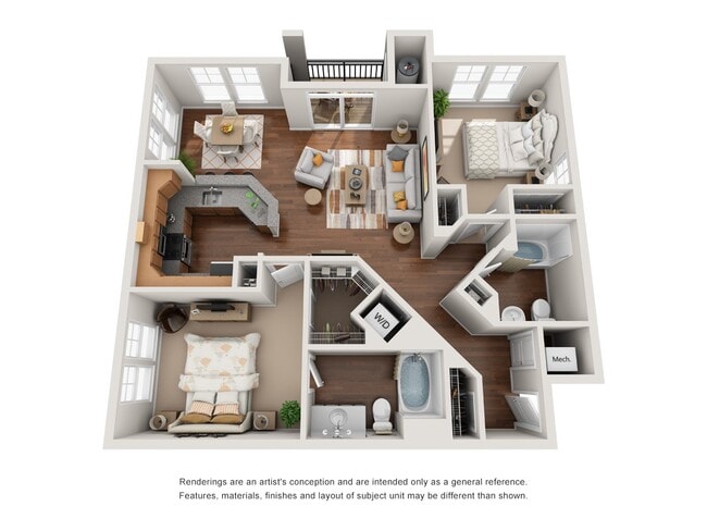 Floorplan - The Tuscany Apartments