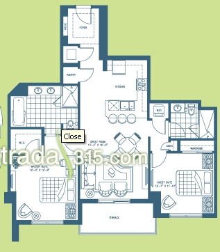 2BR/2BA - Strada 315