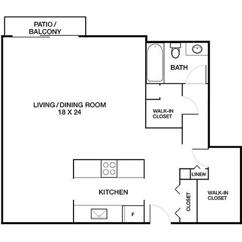 Floorplan - Yorktown Apartment Homes