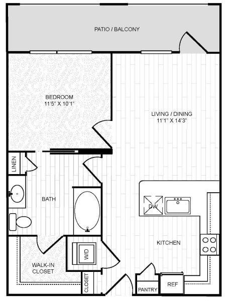 Floorplan - Moda Apartments