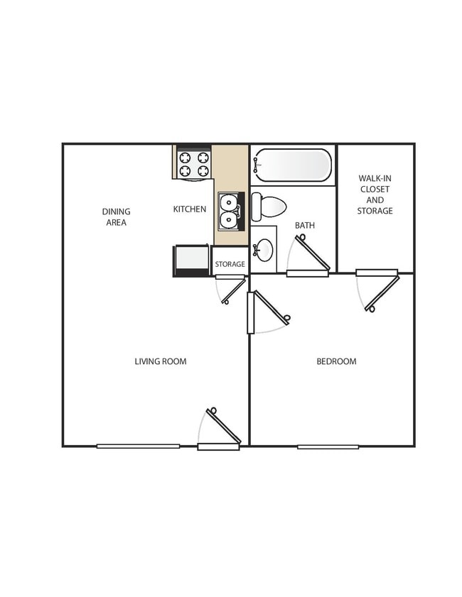1BR/1BA - Heritage Park Villas 55+ Senior Community