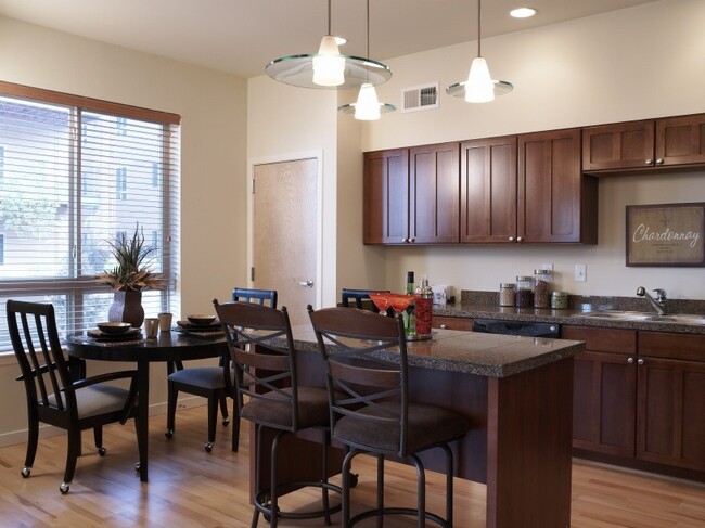 kitchen of model home - 1053 W Century Dr