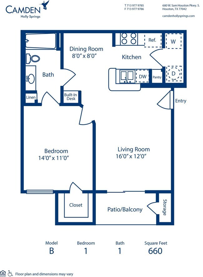 Floorplan - Camden Holly Springs