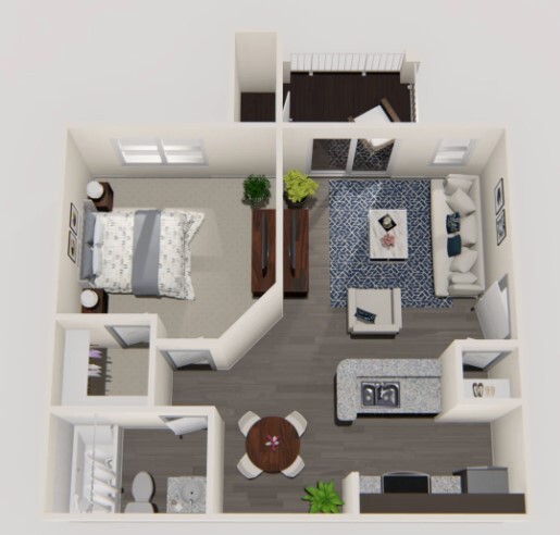 Floorplan - Enclave on East Apartments