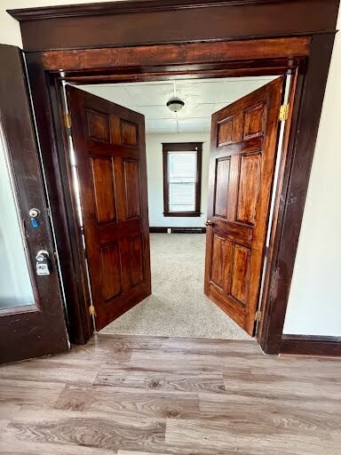Swinging double pocket doors - 1619 S 14th St