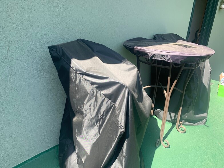 High Chairs and a Table on your balcony - 14715 Greenleaf St