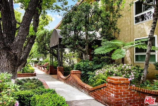 Great well maintained lush grounds - 1203 N Sweetzer Ave