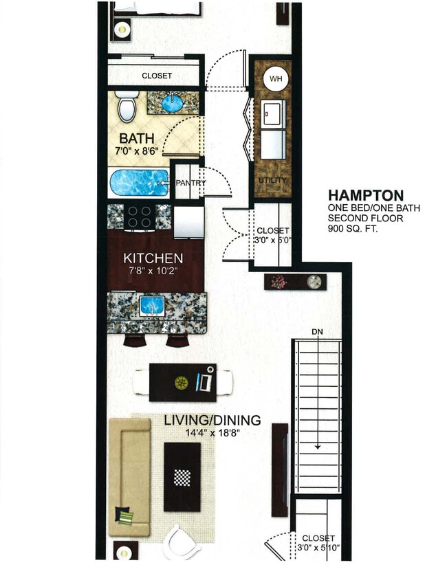 Floorplan - The Kensington at Halfmoon