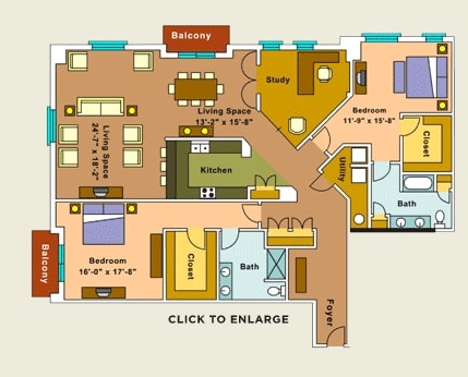 2BR/2BA - Station Square