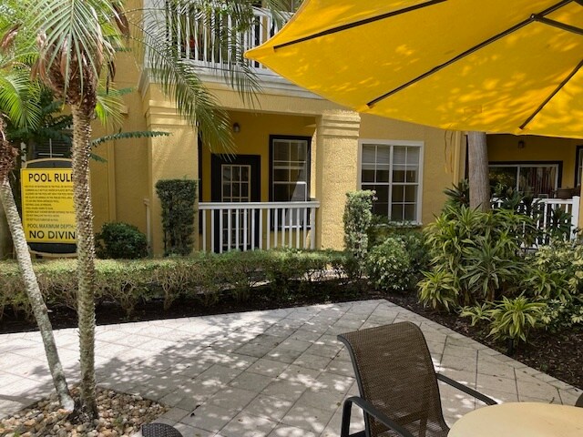 View of Patio from Pool Area - 860 N Orange Ave