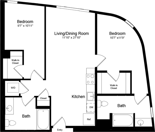 Floorplan - Potrero 1010