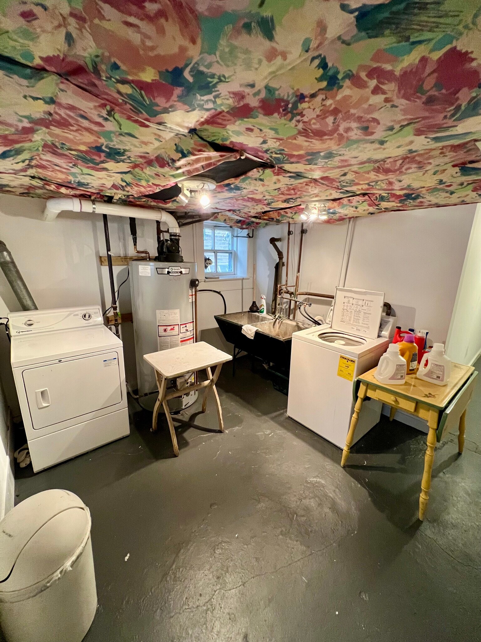 Laundry on lower level, free to use - 938 W Newport Ave