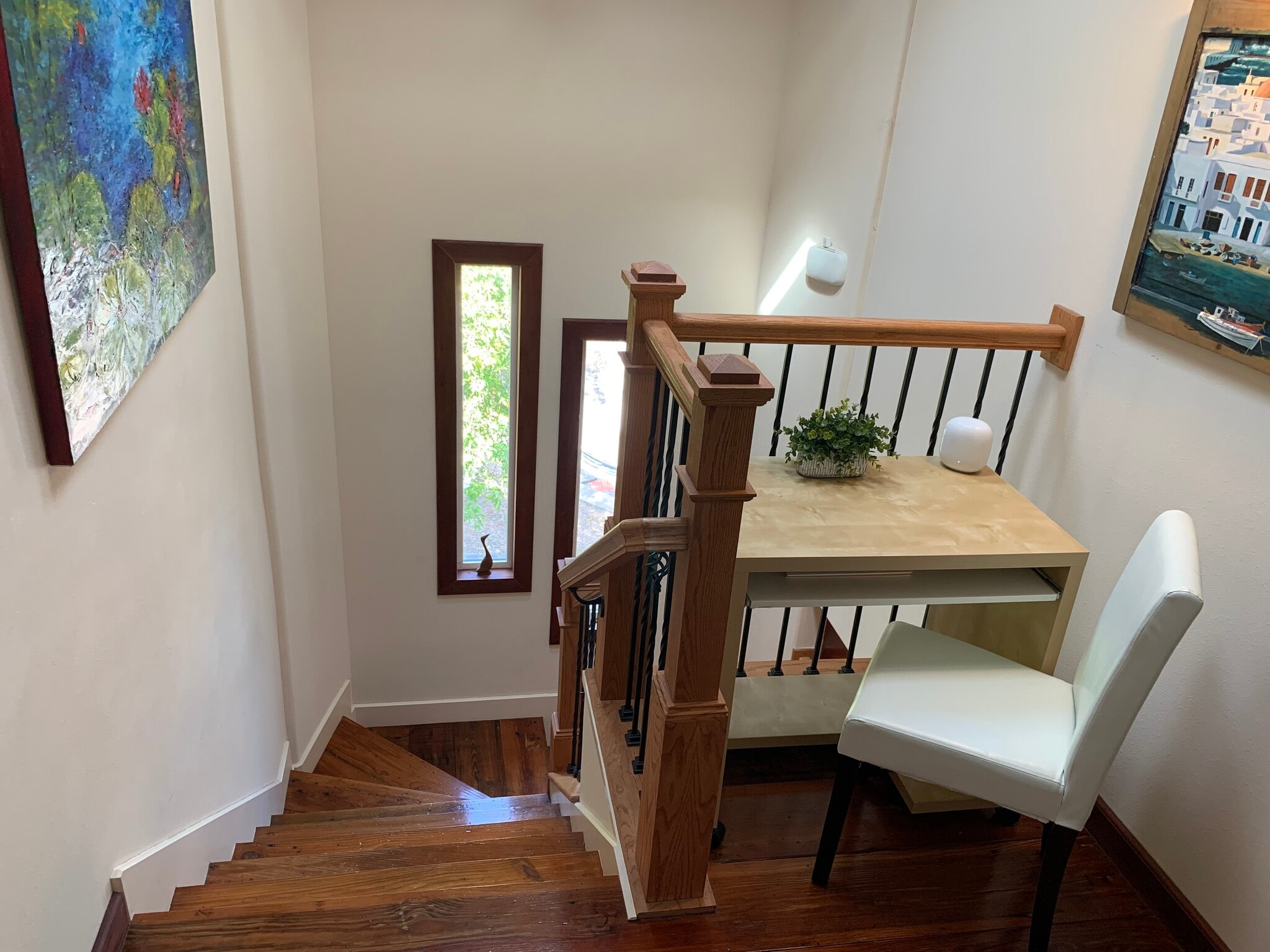 Desk with skylight. - 905 Prospect Ave