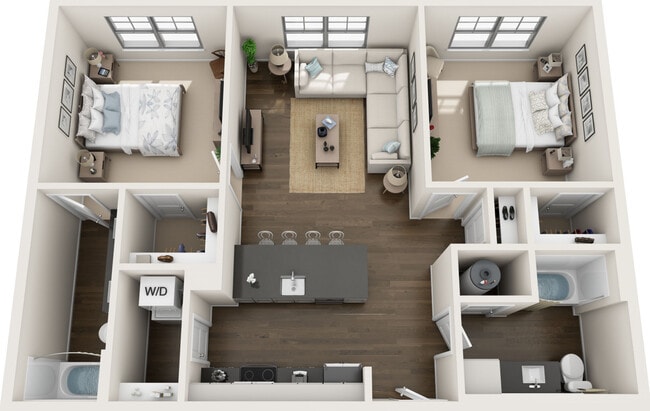 Floorplan - Riverside Flats at Aberfoyle Village