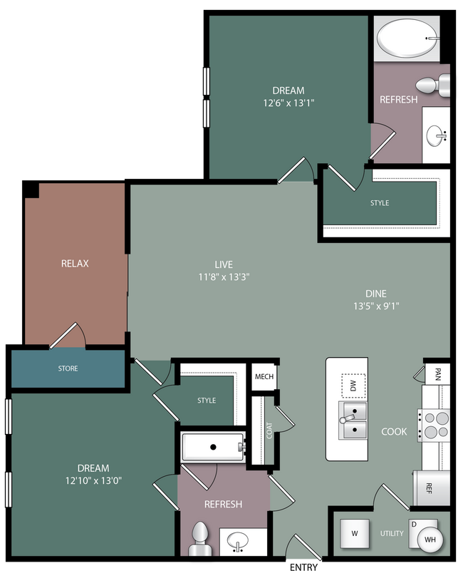 Floorplan - The Village at Apison Pike