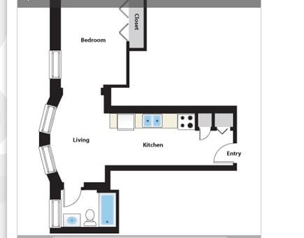 1BR/1BA - Columbian School Apartments