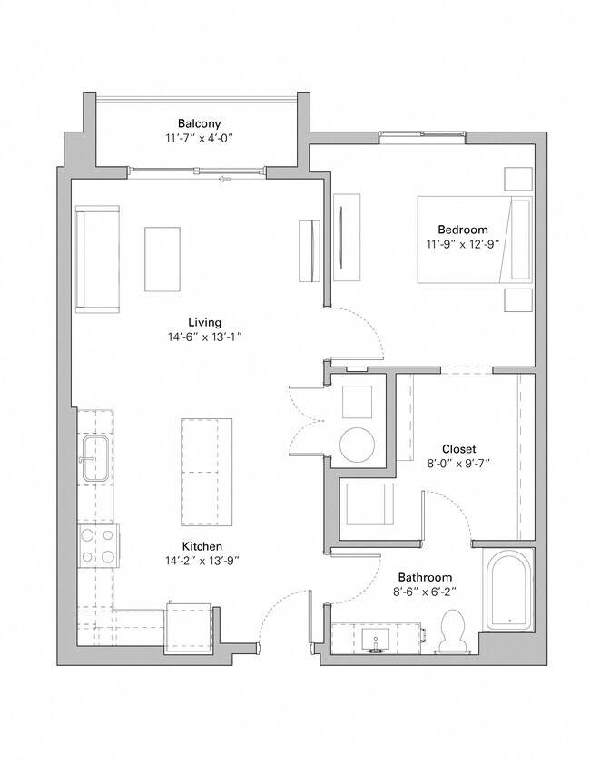 Floorplan - Melody on Main