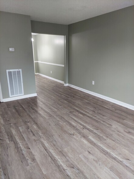 View from living room to kitchen - 106 Bell St