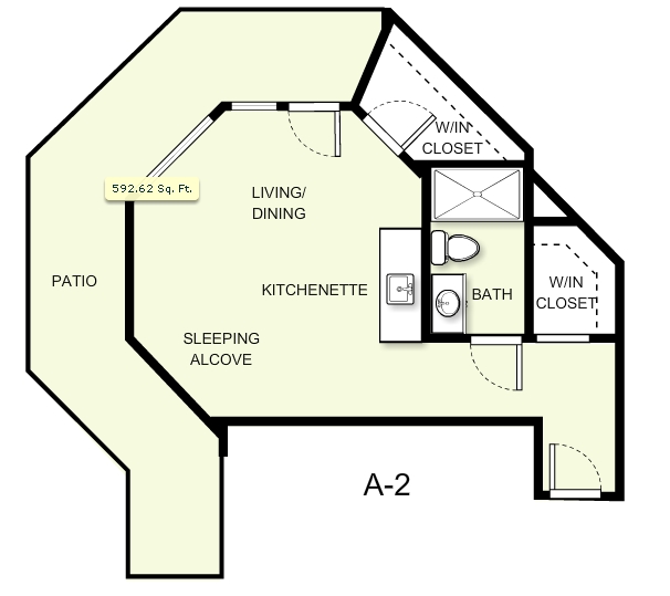 Studio - The Fairmont Independent Senior Living