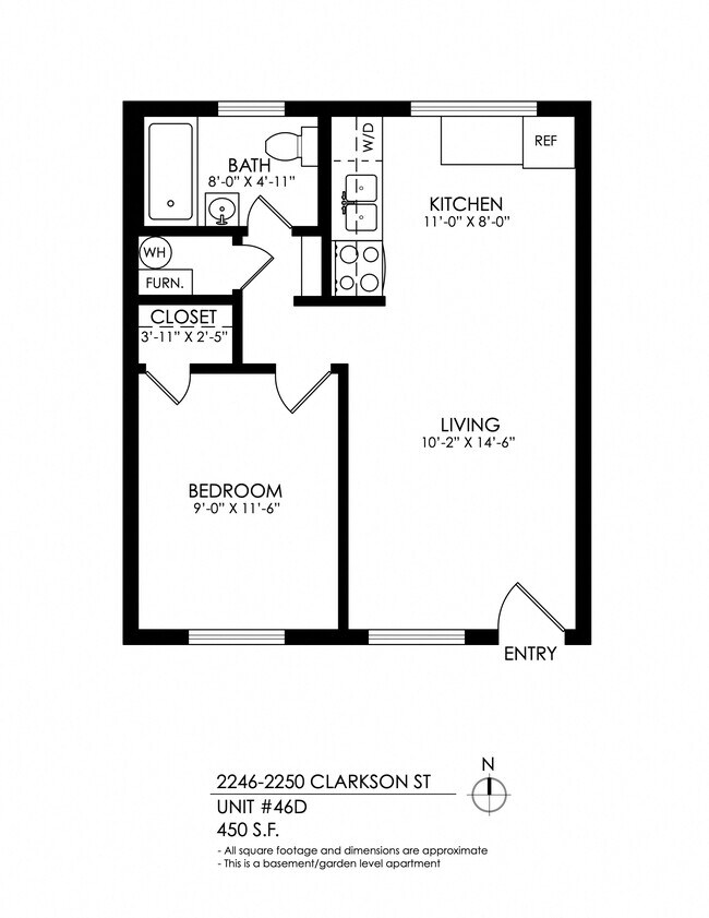 Floorplan - 2246-2250 Clarkson