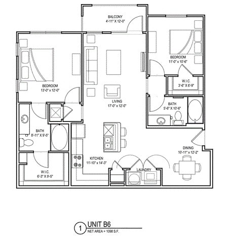 Floorplan - Audubon Park Apartment Homes