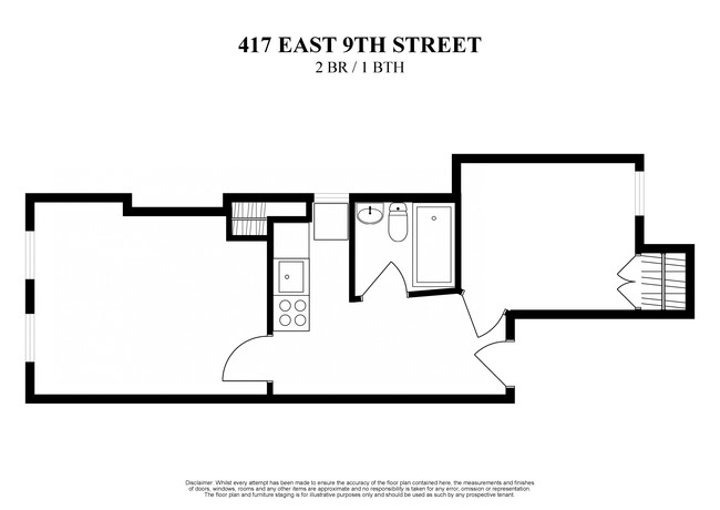 Floorplan - 417 East 9th Street