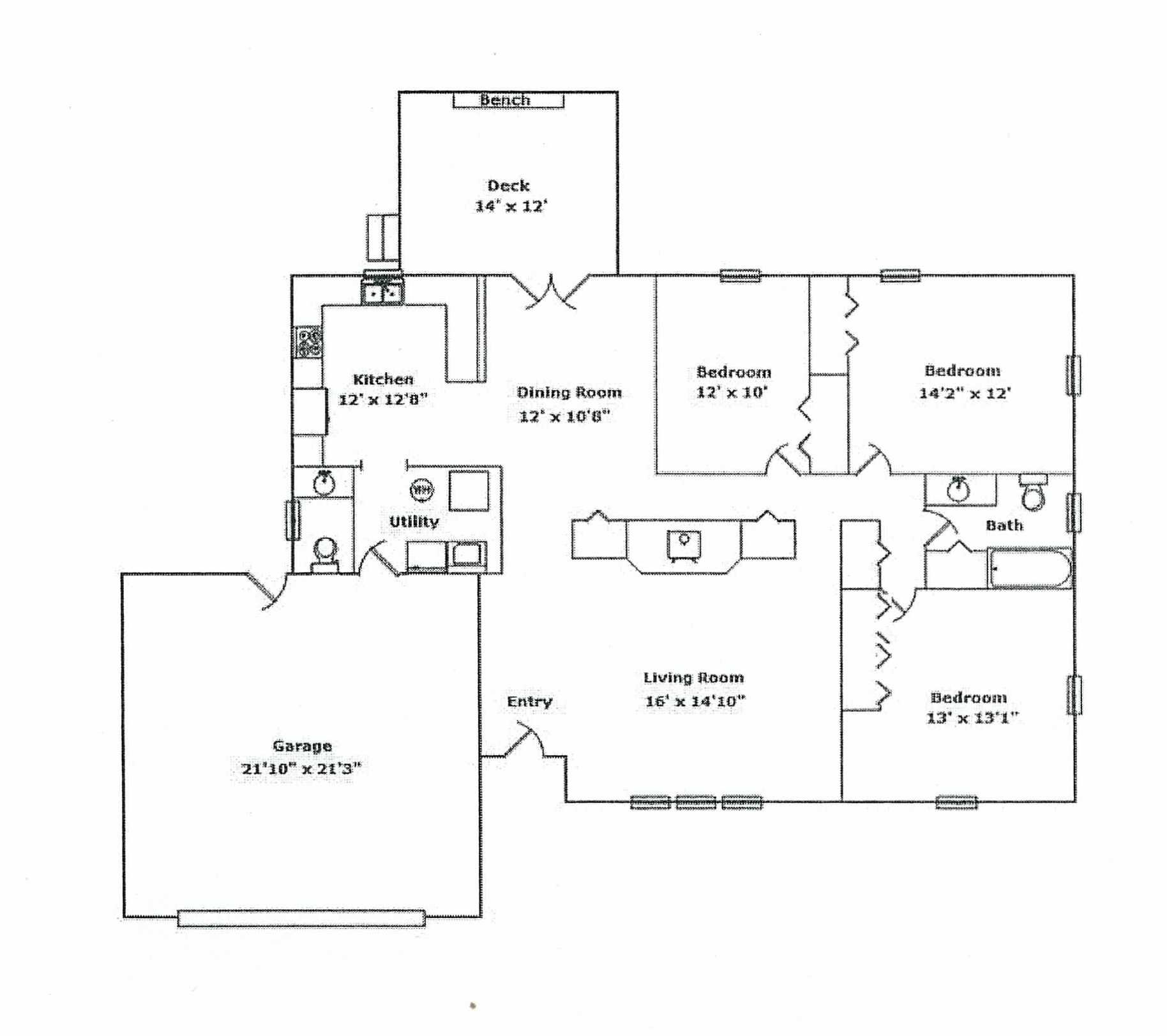 Floor Plan - 205 Carrie Ave