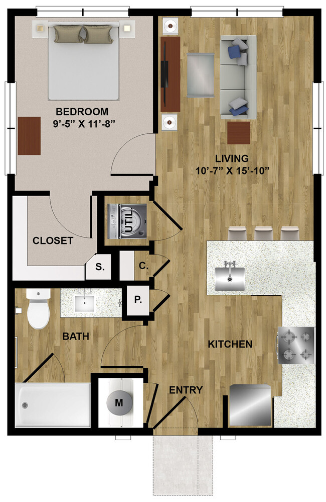 Floorplan - Bishop Central