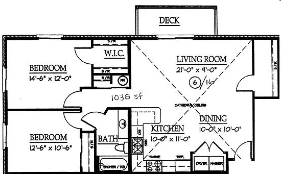 2BR/1BA - Baltimore Estates