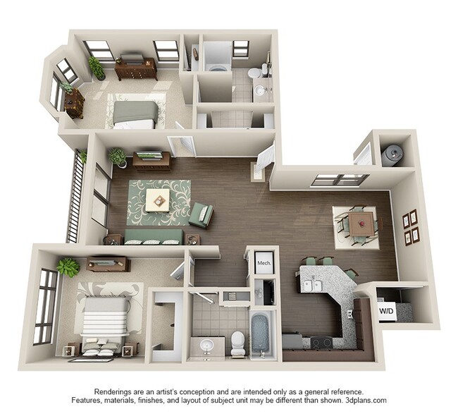 Floorplan - Elle at the Medical Center