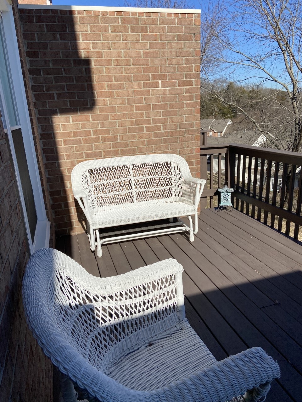 all brick with 2nd floor deck - 1614 Brentwood Pointe