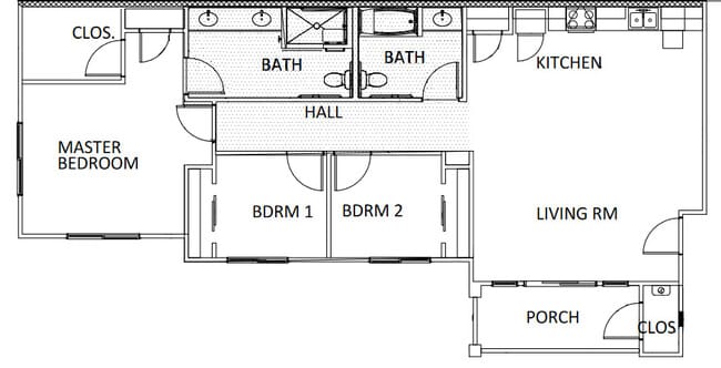 Floorplan - Tran Villa Apartments