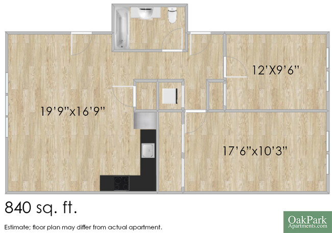 Floorplan - 516 Des Plaines Ave.