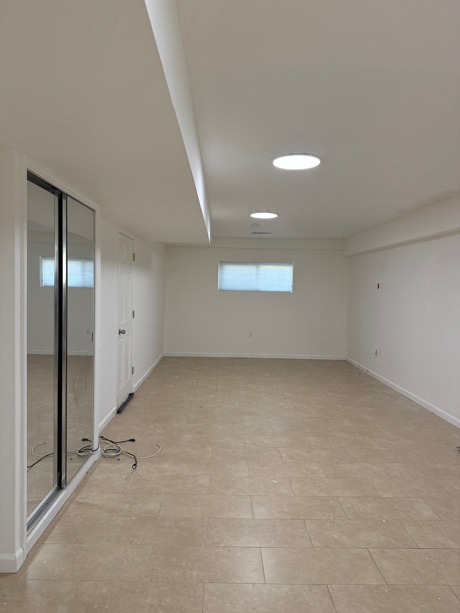 Basement with bathroom n garage access - 9 Edison Ave